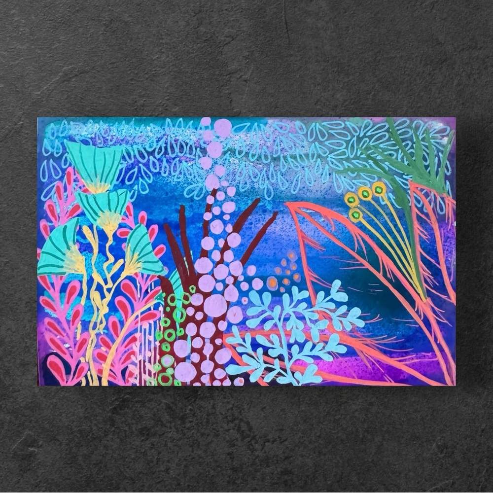 Mixed Media on Paper Original Art